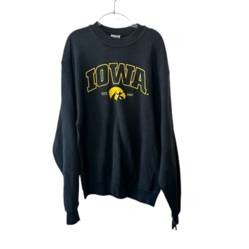 Iowa Hawkeyes Athletic Pullover Crewneck Sweatshirt Men's Small